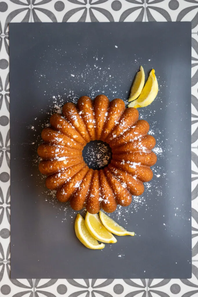 Finished Lemon Bundt Cake