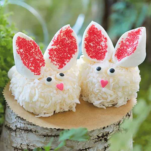 bunny food art